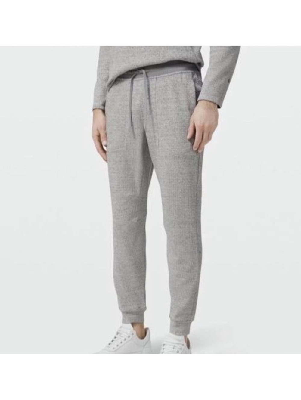 Lululemon Athletica Men's Heather Gray At Ease Jogger Sweatpants *FLAW